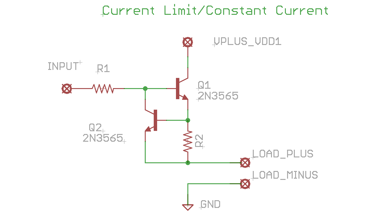 Current Limit or Constant Current